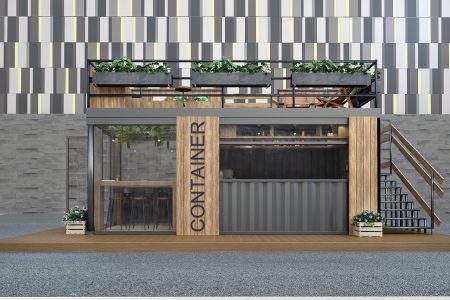 Converted shipping containers